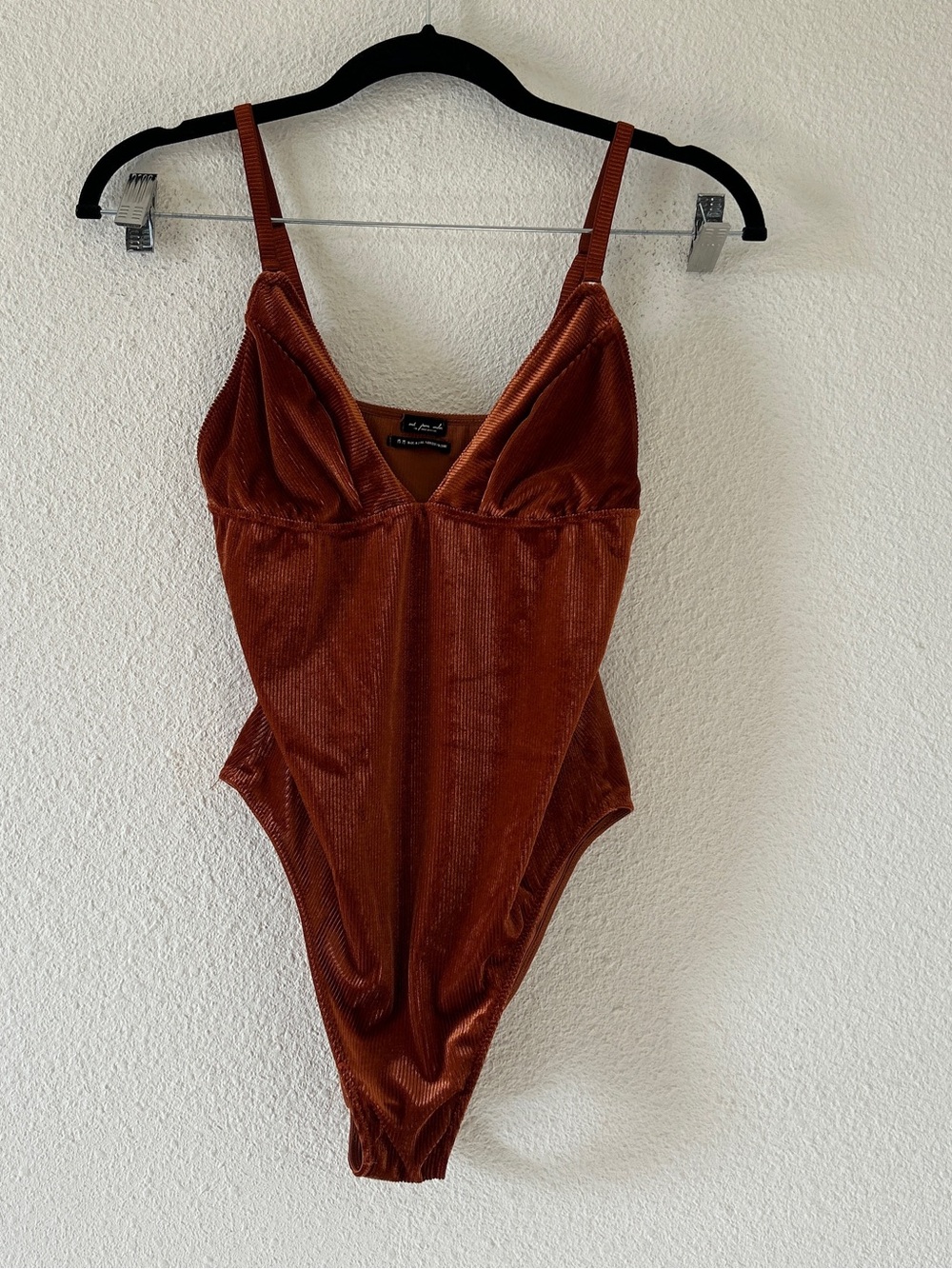Out from under Bodysuit Corduroy women’s medium Rustic color